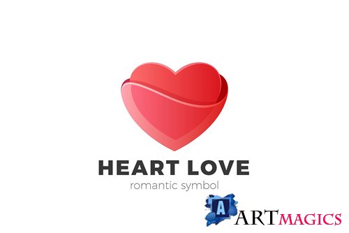 Heart Love Logo Valentines Day Romantic