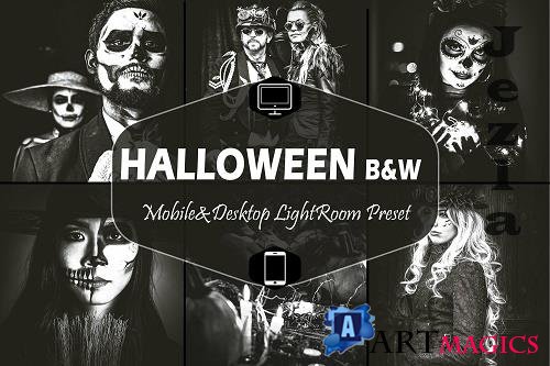 10 Halloween B&W Mobile & Desktop Lightroom Presets - 1590662