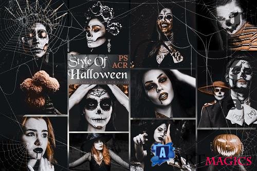 10 Style Of Halloween Photoshop Actions And ACR Presets - 1588760