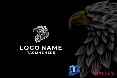 Eagle Head Logo Design Vector