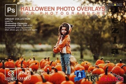 Halloween clipart Halloween overlay, Photoshop overlay V3 - 1583909