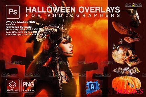 Halloween clipart Halloween overlay, Photoshop overlay V13 - 1584019