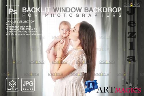 Curtain backdrop & Maternity digital photography backdrop V8 - 1447858