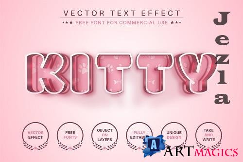 Kitty - Editable Text Effect - 6514538