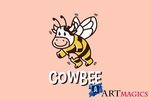 Cow Bee Logo