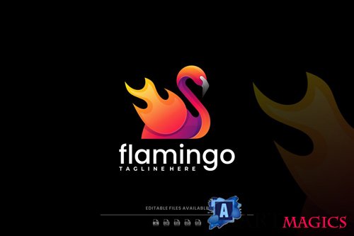 Flamingo Gradient Logo