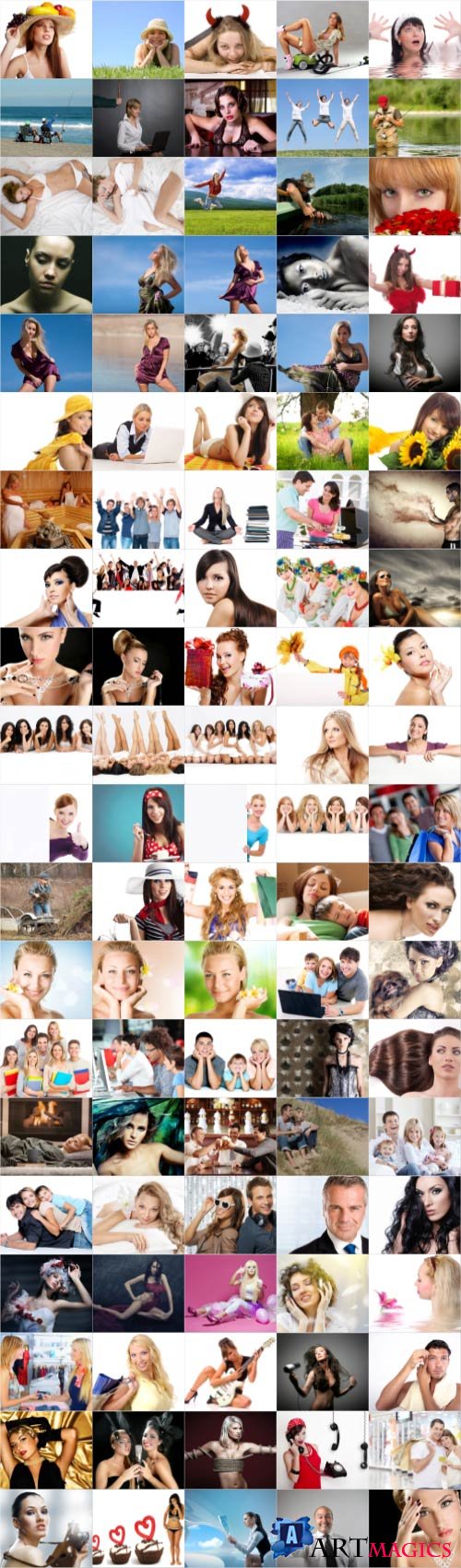 People large selection stock photos