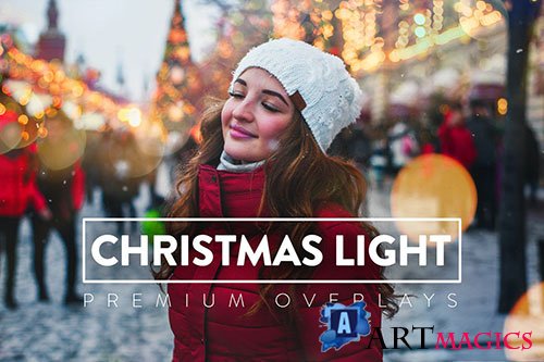 30 Christmas Light Overlay