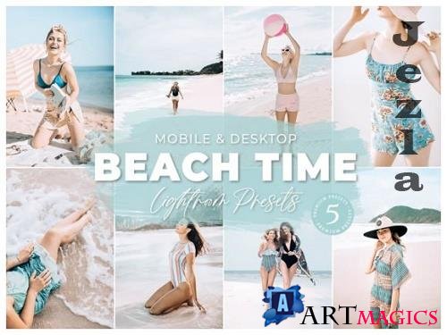 Beach Time Mobile Desktop Lightroom Presets Lifestyle Instagram