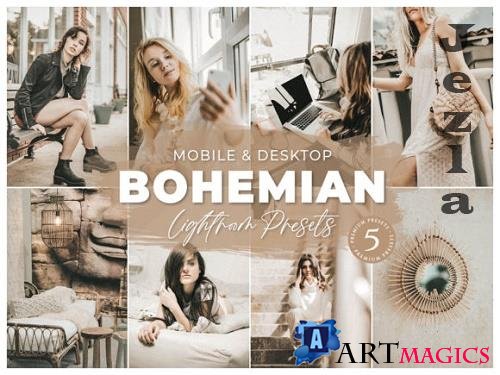 Bohemian Mobile Desktop Lightroom Presets Lifestyle Instagram
