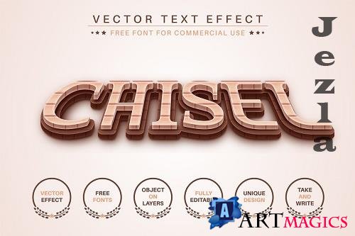 Chisel - Editable Text Effect - 6552903