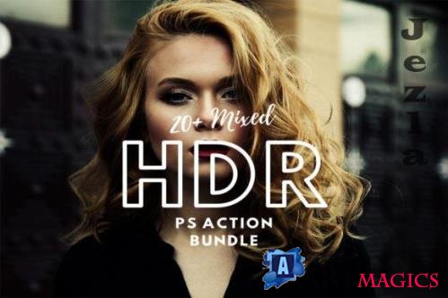 20+ Mixed HDR Effect PS Action Bundle