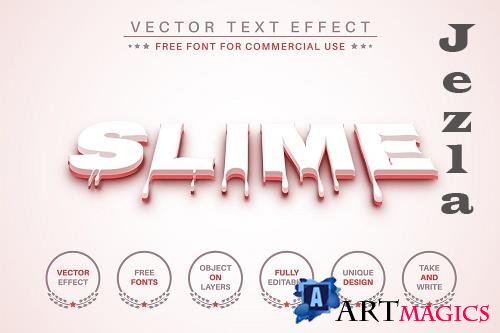 Blood Slime - Editable Text Effect - 6567195