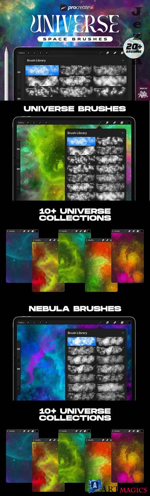 Procreate Universe Space Brushes - 6569644