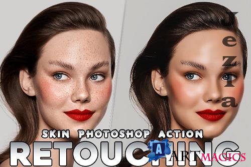Skin Retouching HDR Fashion Photoshop Action