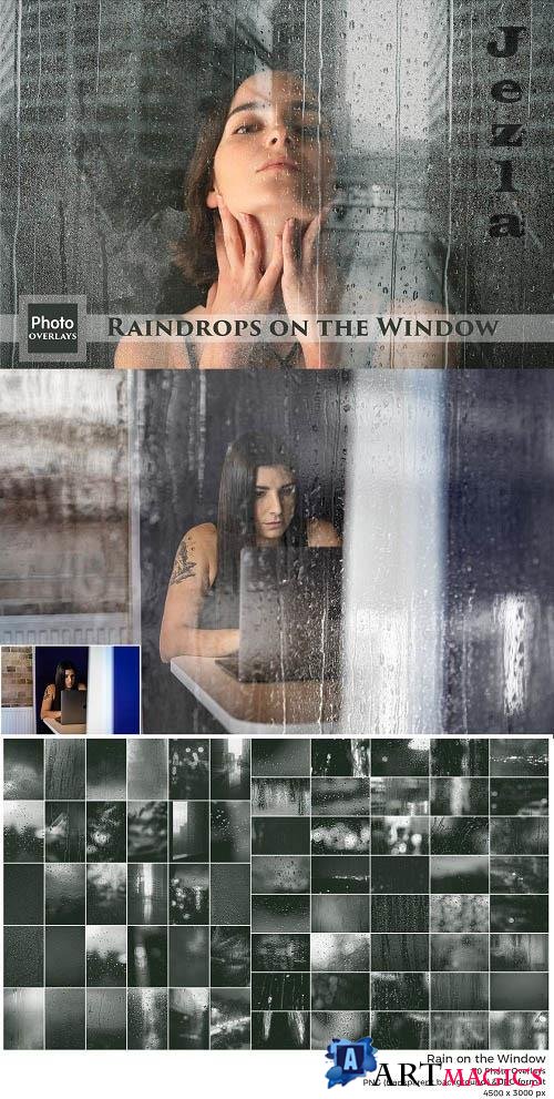 Raindrops on the Window Overlays - 6521973