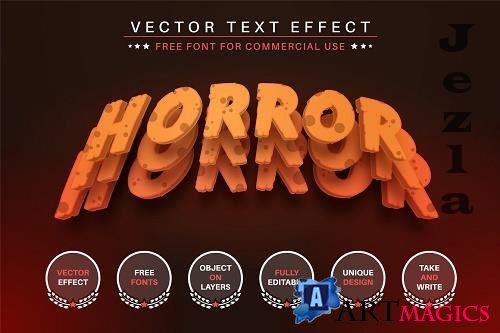 Horror - Editable Text Effect - 6572973