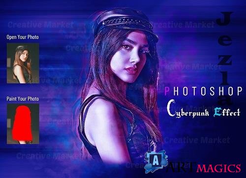 Photoshop Cyberpunk Effect - 6573165