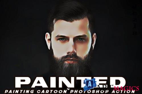 Digital Painted Photoshop Action - DXGDYMA