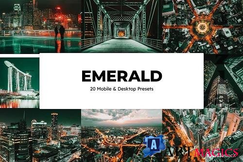 20 Emerald Lightroom Presets & LUTs - 6541097