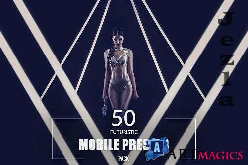 50 Futuristic Mobile Presets Pack - NZ4EM5H
