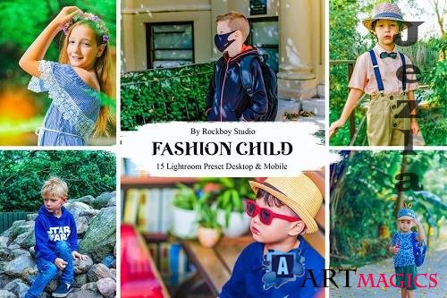 15 Fashion Child Lightroom Presets