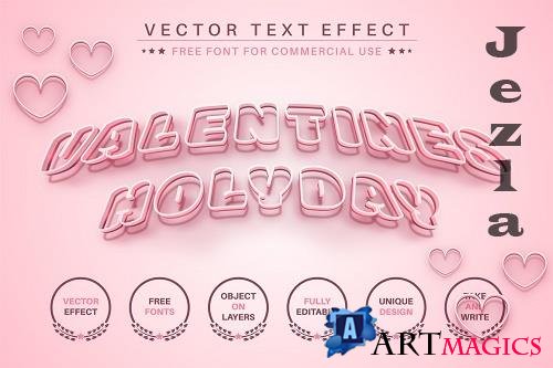 Valentine's Day - Editable Text - 6588232