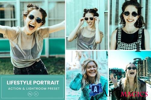 LifeStyle Portrait Action & Lightrom Presets