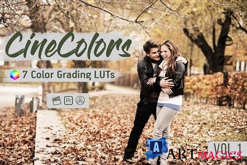 CineColors LUTs for Video Editing Vol.1