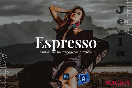 Espresso Photoshop Action