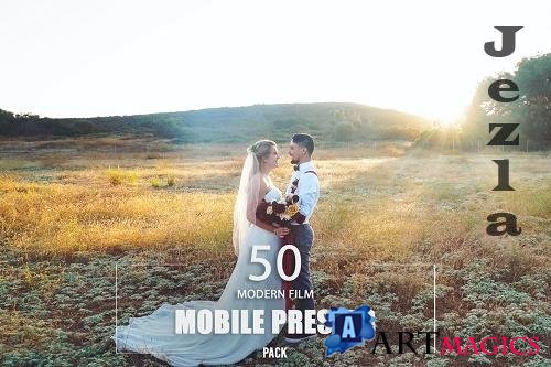 50 Modern Film Mobile Presets Pack