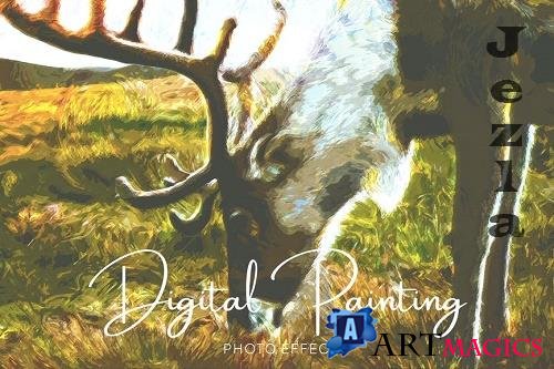 Digital Painting Photo Effect
