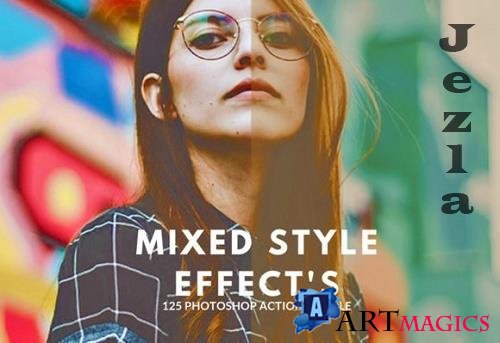 Mixed Style Photoshop 125 Action Bundle