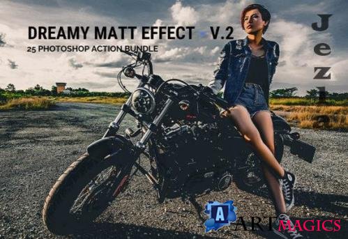 Dreamy Matt Effect V-2 PS Action Bundle