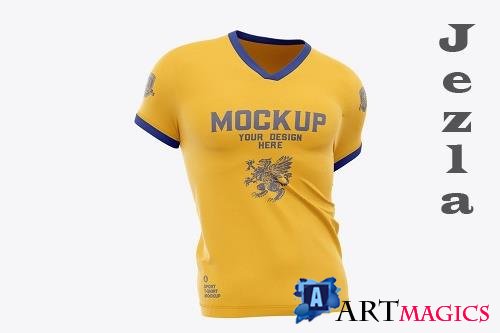 Men’s Sports T-shirt Mockup - K7PY478