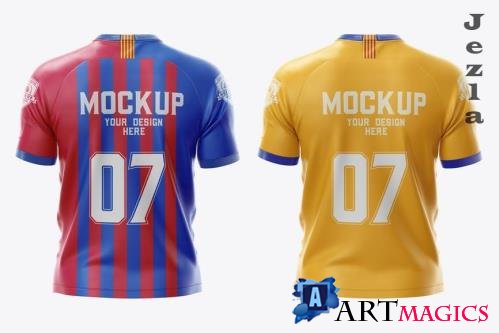 Mens Sports T-shirt Mockup - 9MAXBFW