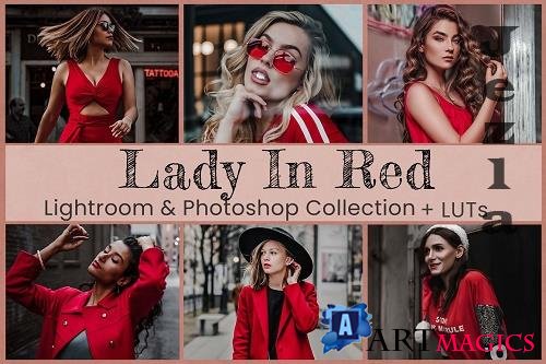 Lady In Red Lightroom Photoshop LUTs - 6633132