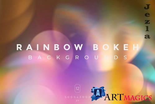 Rainbow Bokeh Backgrounds