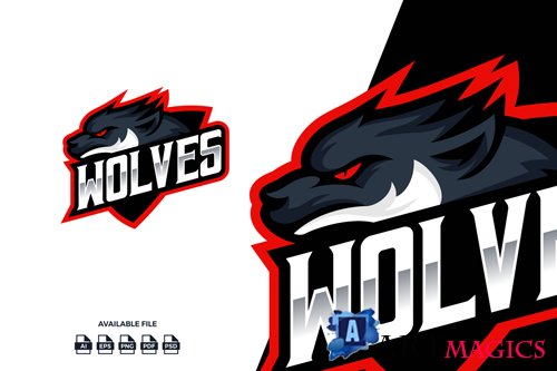 Wolves Esport And Sport Logo