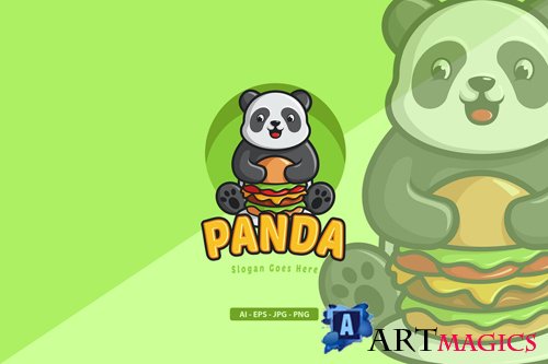 Panda - Mascot Logo