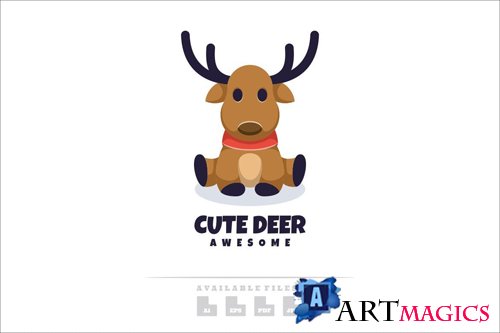 Cute Deer Logo