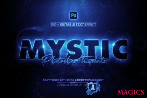 Mystic Text Logo Effect