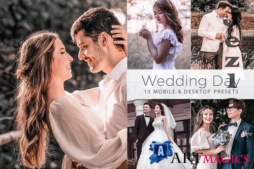 15 Wedding Day Presets | Mobile & Desktop Presets