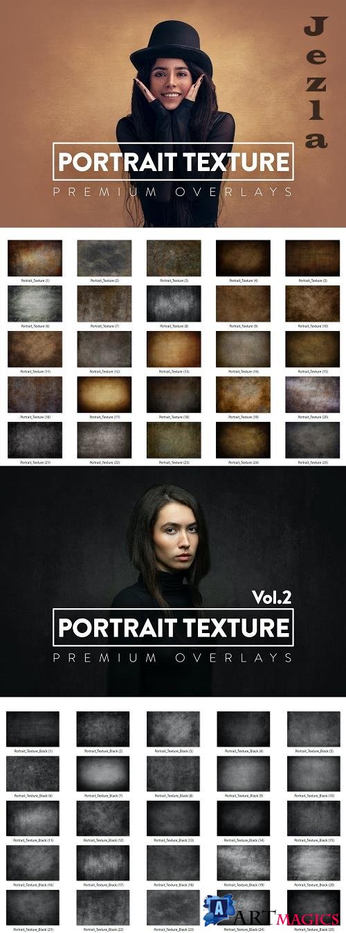 50 Portrait Texture HQ