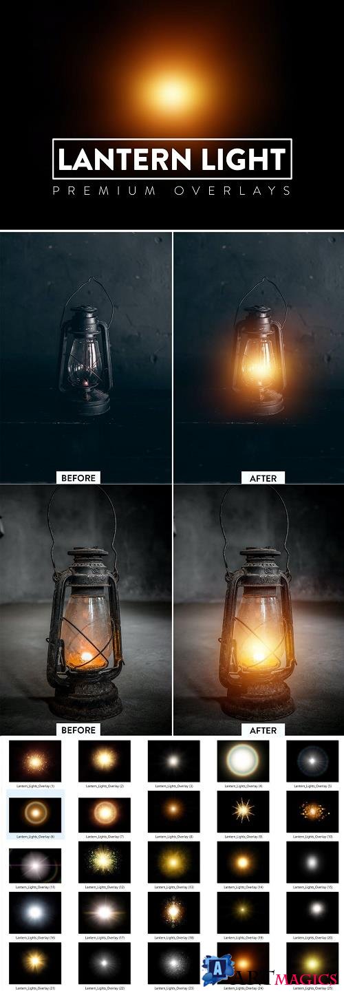 25 Lantern Light Overlays HQ