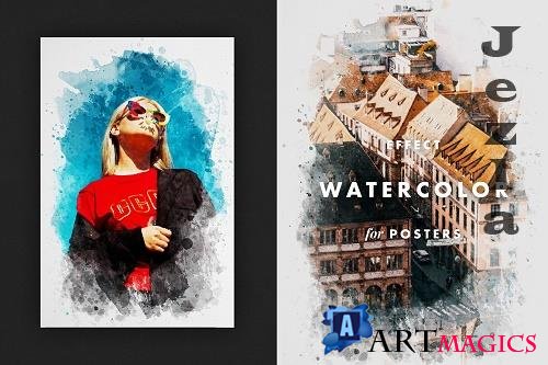 Watercolor Effect for Posters - 6671210