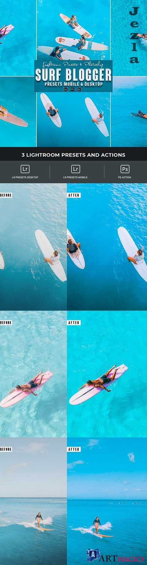Surf Photoshop Action & Lightrom Presets - 34742132