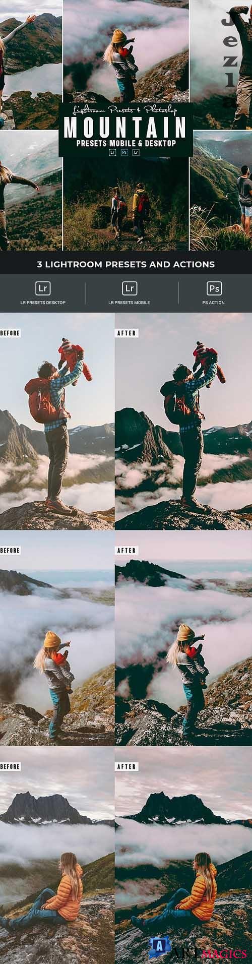 Mountain Photoshop Action & Lightrom Presets - 34684093
