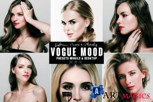 Vogue Photoshop Action & Lightrom Presets