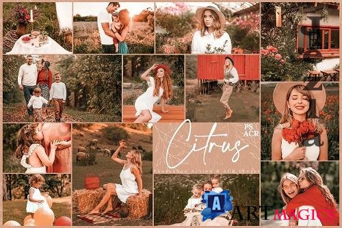 10 Citrus Photoshop Actions And ACR Presets - 1656494